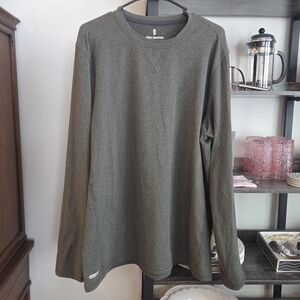 Free Country Men's Green Long Sleeve Shirt XL Ultimate Comfort Super Soft